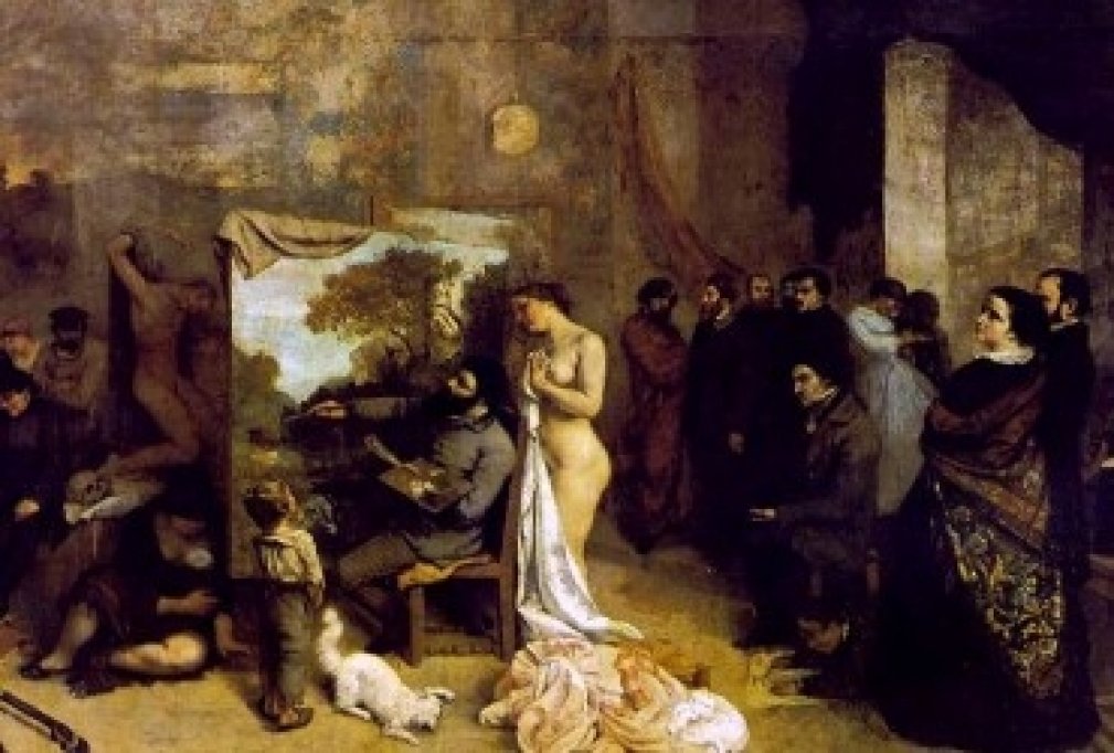 Gustave Courbet: Atelierul artistului – O alegorie realista