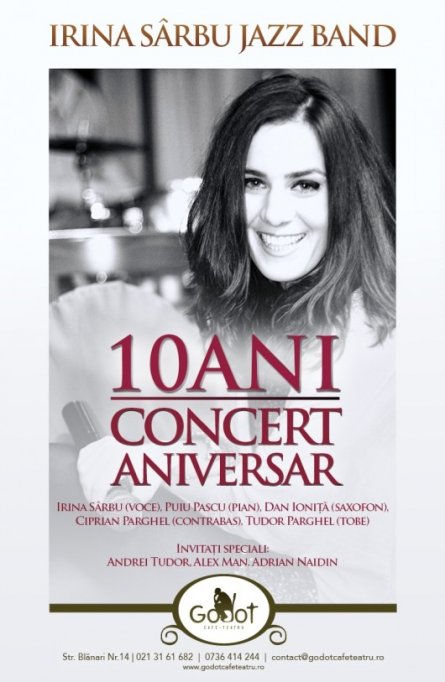 Irina S&acirc;rbu Jazz Band - Concert aniversar 10 ani