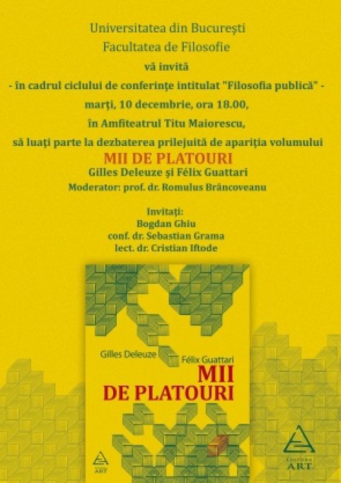 Mii de platouri, Gilles Deleuze şi Félix Guattari