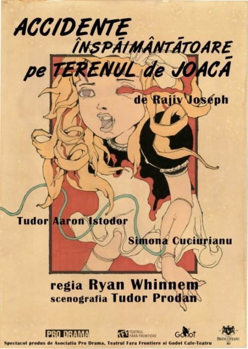 PREMIERA: "Accidente inspaimantatoare pe terenul de joaca" de Rajiv Joseph