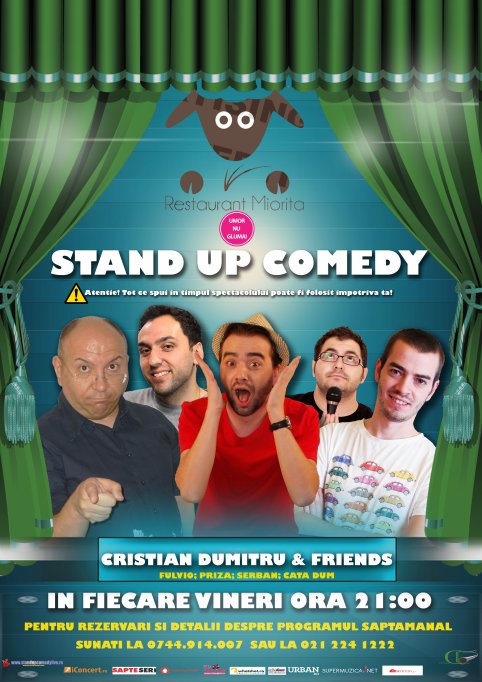 Stand Up Comedy Vineri Bucuresti