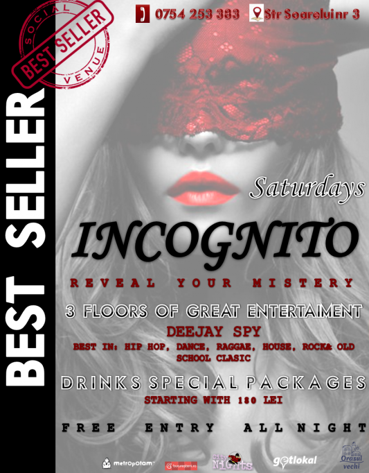Incognito Saturdays