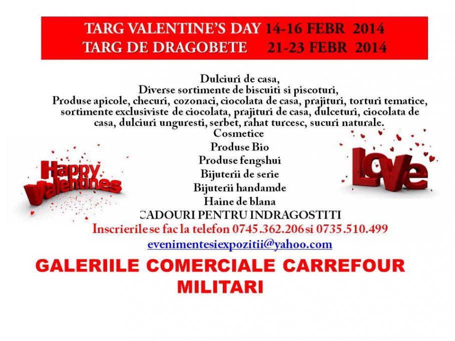 Targ de Valentine's Day si Dragobete