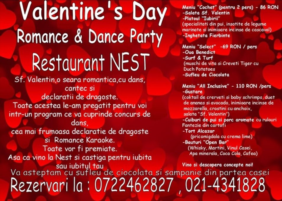 Sf. Valentin - Romance & Dance Party