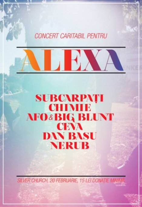 Concert Caritabil Pentru Alexa