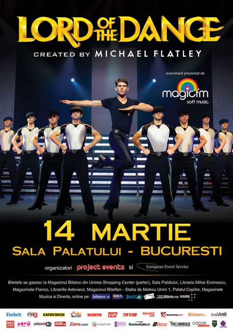 Trei categorii de bilete epuizate la spectacolul Lord Of The Dance de la Bucuresti!