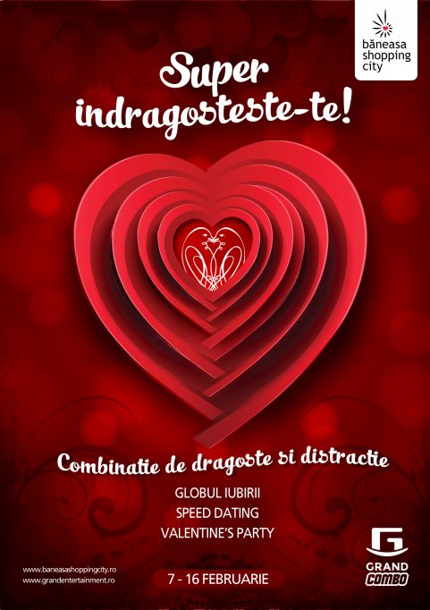 Baneasa Shopping City va invita la cea mai distractiva petrecere de Valentine's Day