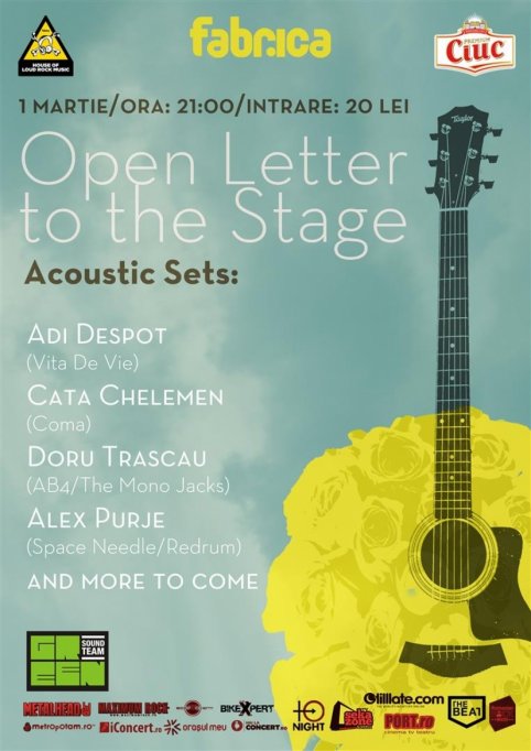 Open Letter To The Stage (Acoustic Sets)