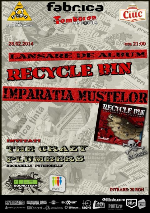 Recycle Bin (lansare album) + The Crazy Plumbers Live