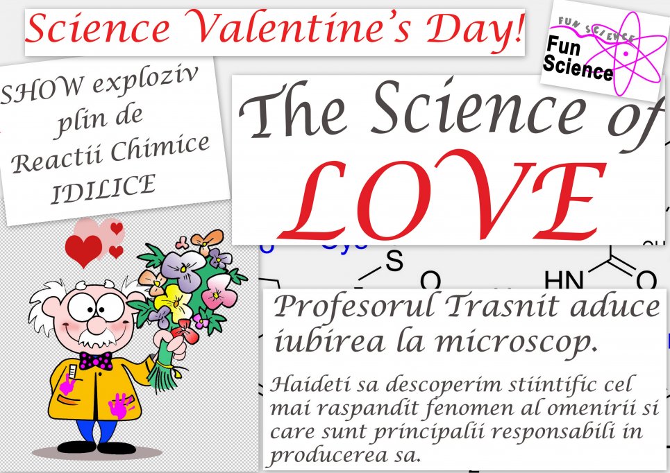Petrecere pentru copii cu tematica "The Science of Love"