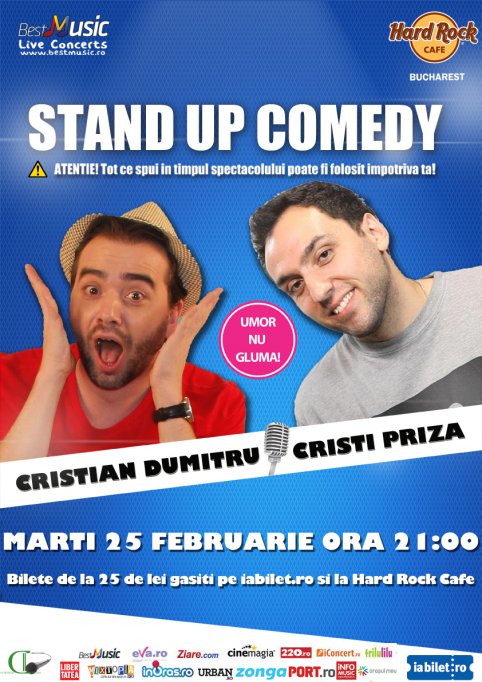 Stand Up Comedy cu Cristian Dumitru si Cristi Priza