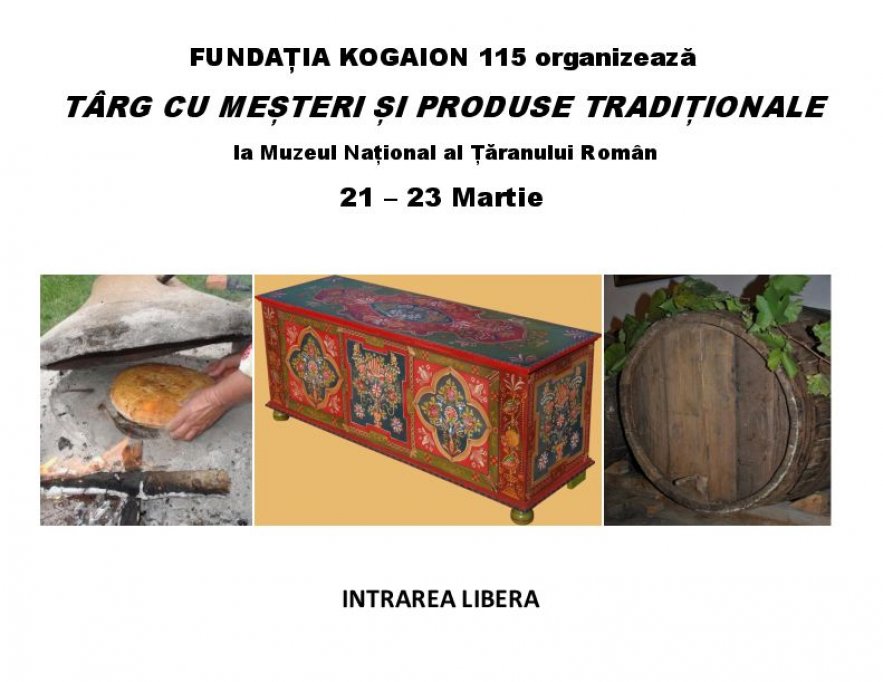Targ cu mestesuguri, mestesugari si bucate traditionale