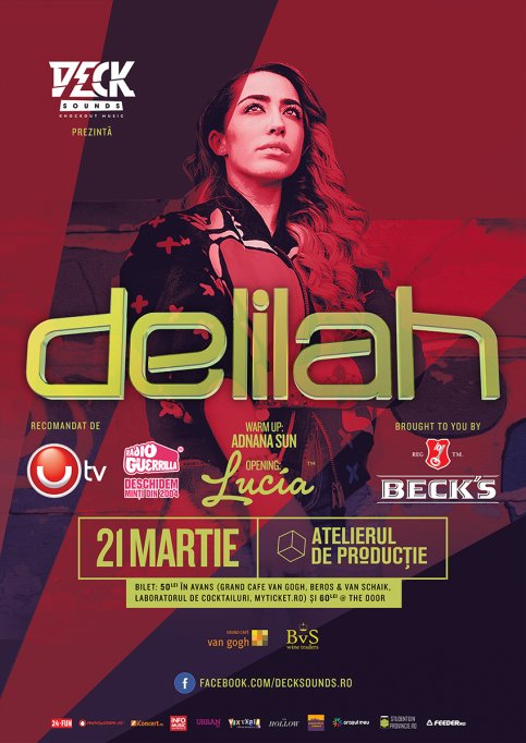 Detalii acces pentru cel de-al doilea party Deck: Delilah @ Atelierul de Productie!