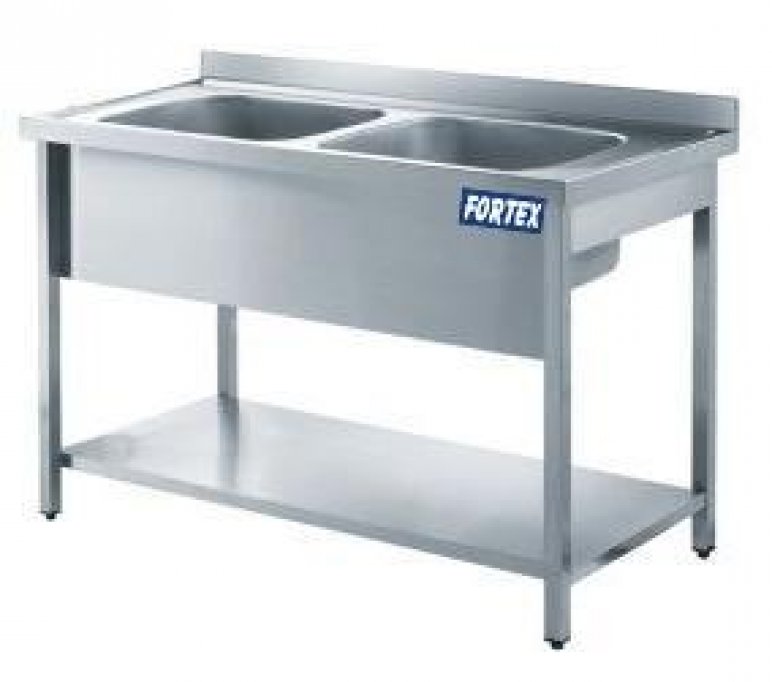 Spalator inox cu 2 cuve