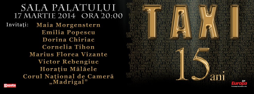 Spectacol aniversar Taxi – 15 ani