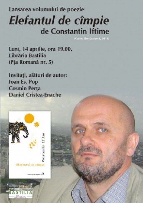 Lansare de carte: Elefantul de cimpie