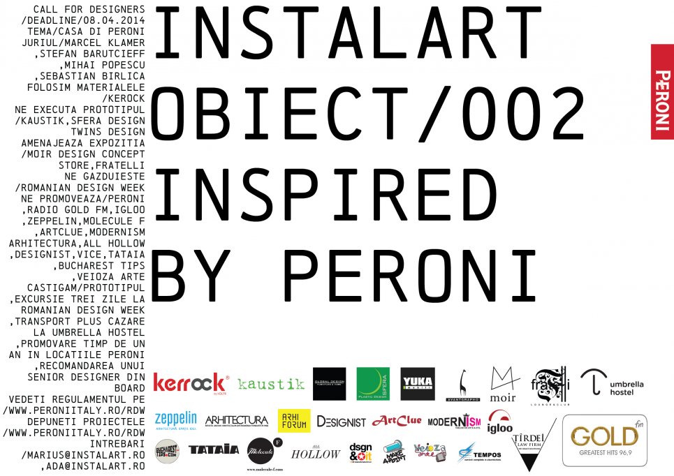 Proiectele castigatoare Instalart/ Obiect/ 002. Inspired by Peroni