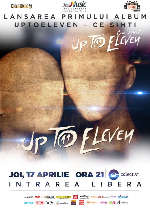 Adrian Despot (Vita de Vie) si Stonebox – invitatii speciali ai lansarii de album UpToEleven de joi 17 aprilie din Colectiv !