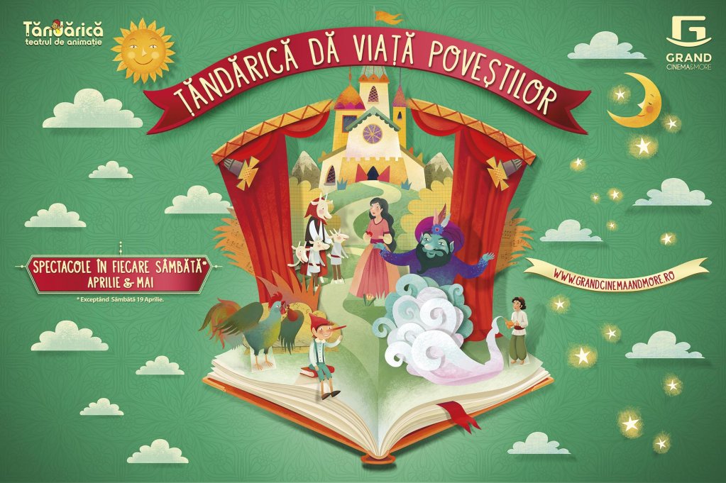 Teatrul Tandarica da viata povestilor la Grand Cinema & More