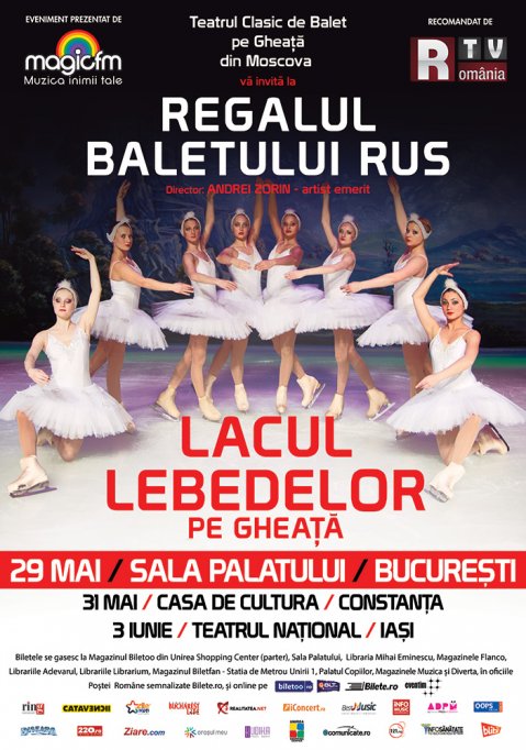 Lacul Lebedelor pe gheata