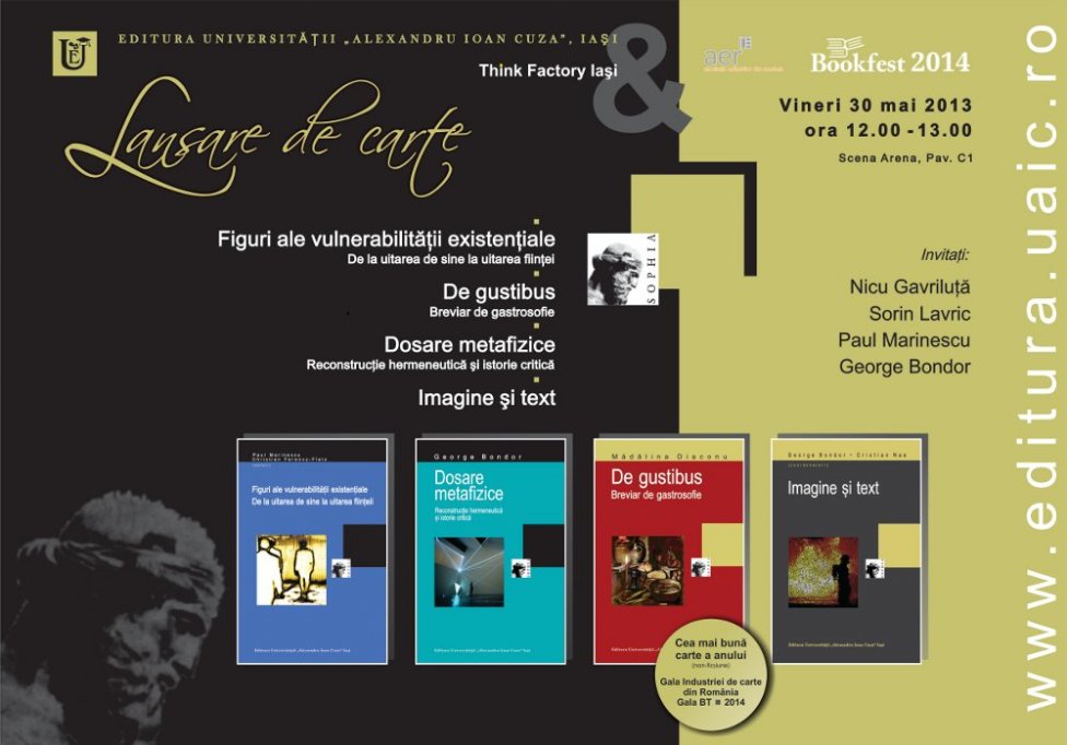 Despre gusturi si afecte: desant Think Factory Iasi la Bookfest
