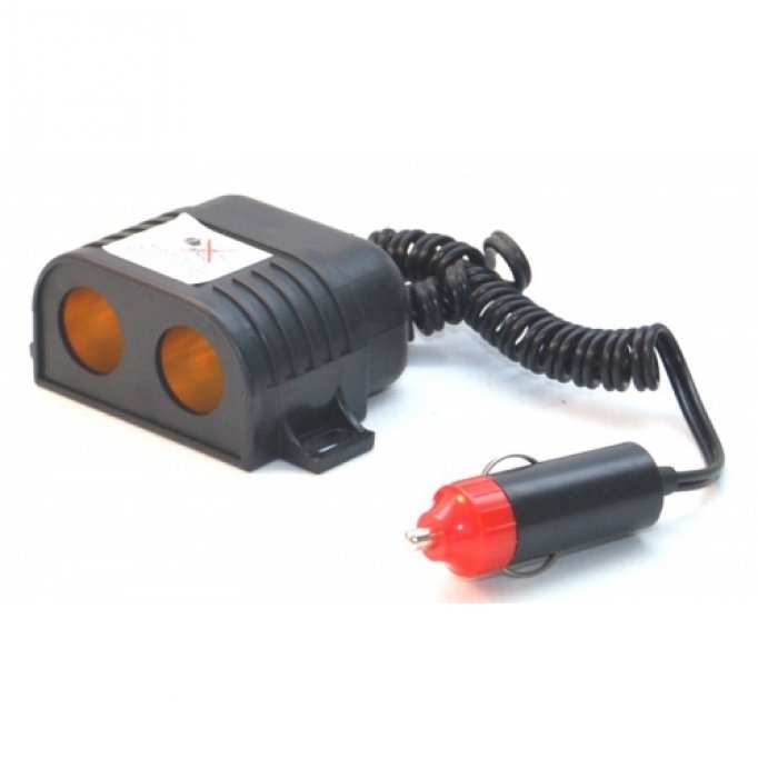 Priza dubla bricheta 12-24V cu prelungitor