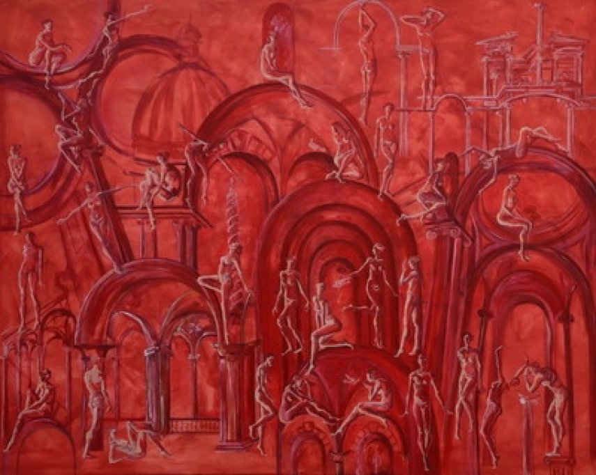 Expozitie de pictura la Roma: Cand pictura surade - Claudia Mandi