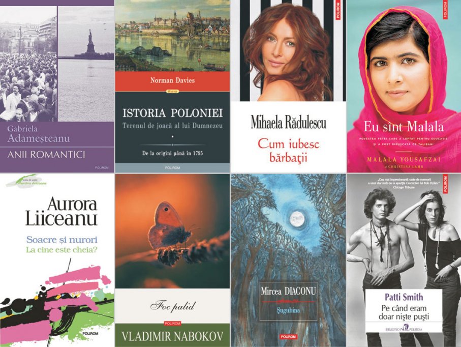 Cele mai vandute titluri Polirom si Cartea Romaneasca la Bookfest