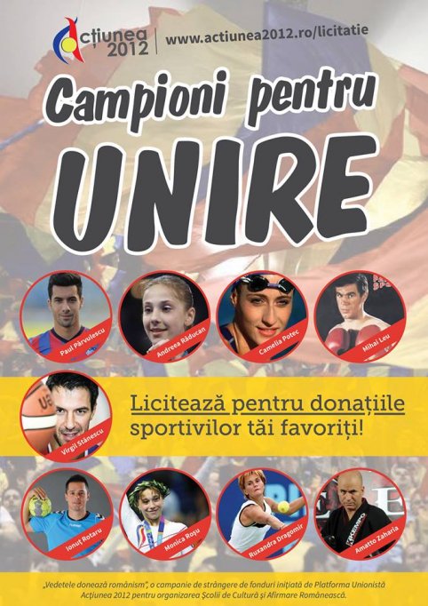 Campionii romani sustin cauza Basarabiei