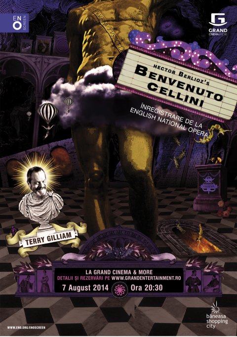 Opera Benvenuto Cellini, in regia marelui Terry Gilliam, transmisa la Grand Cinema & More