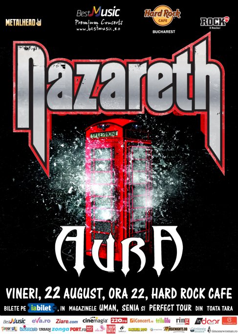 Aura, invitati speciali la showul Nazareth de la Bucuresti