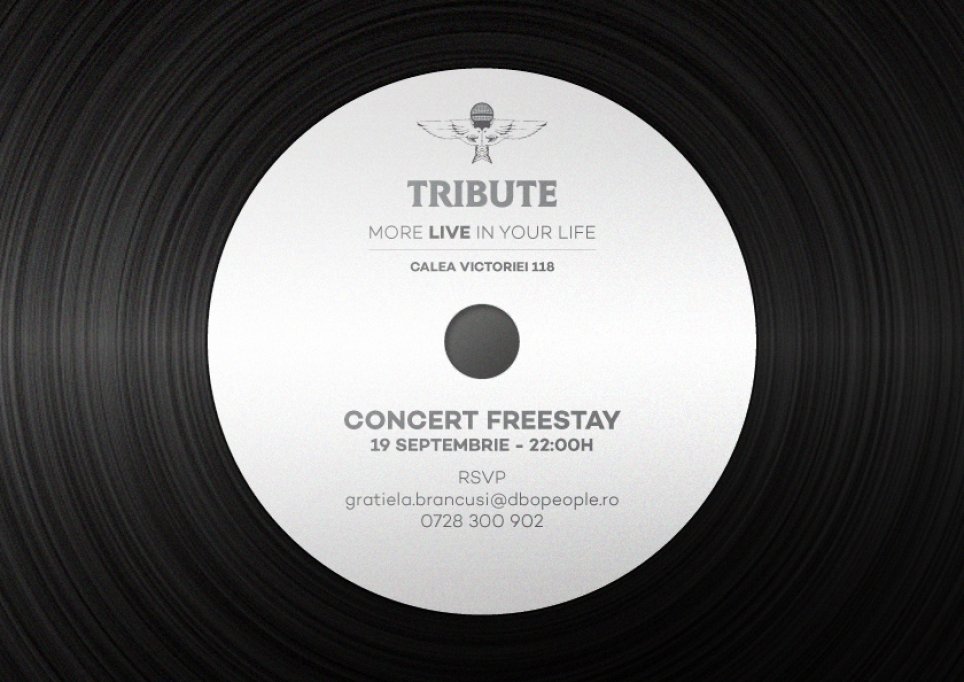 Clubul Tribute isi redeschide astazi portile!