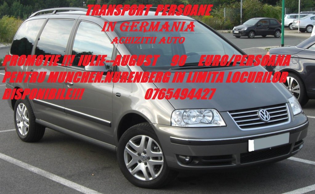 Transport persoane in Germania achizitii auto. Vorbesc Germana! 90 E