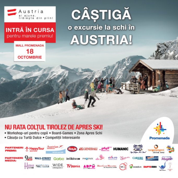 Iarna asta, fii primul pe partie in Austria