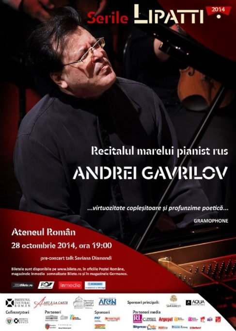 Recitalul marelui pianist rus Andrei Gavrilov