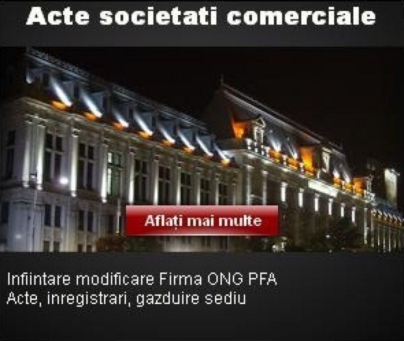 Infiintare firme