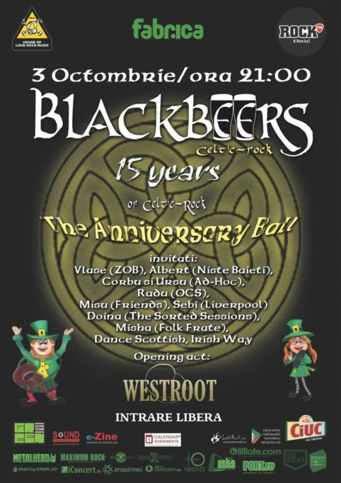 BLACKBEERS - 15 Ani @ club Fabrica