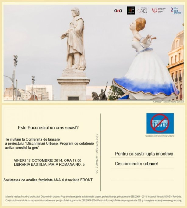 Discriminari Urbane. Program de cetatenie activa sensibil la gen