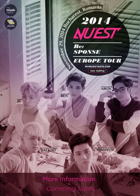 K-Pop: NU`EST la Bucuresti