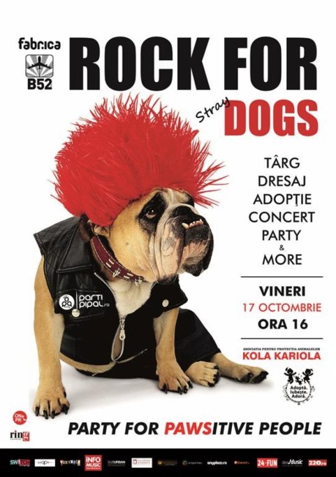 Rock for Stray Dogs - Party for PAWSitive People