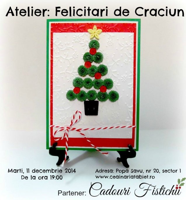 Atelier: Felicitari de Craciun
