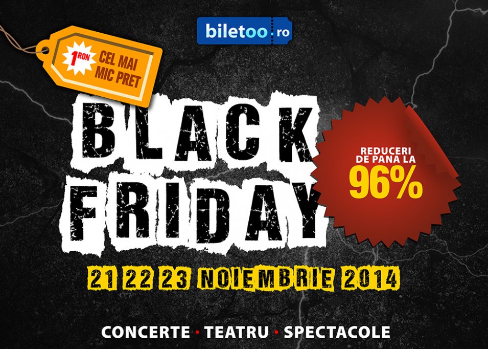 Black Friday la Biletoo.ro