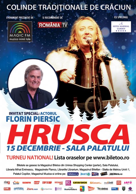 Florin Piersic, invitatul special al lui Stefan Hrusca in concertul de la Bucuresti!