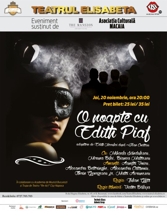 O noapte cu Edith Piaf