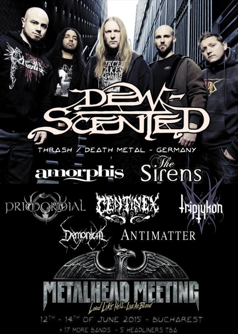 Germanii de la DEW SCENTED se alatura festivalului Metalhead Meeting 2015