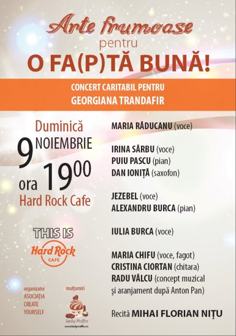 Concert Caritabil de Jazz pentru Georgiana