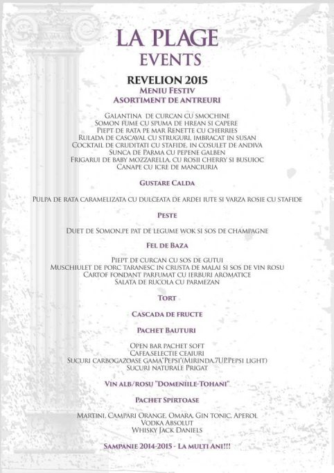 Revelion 2015 La Plage