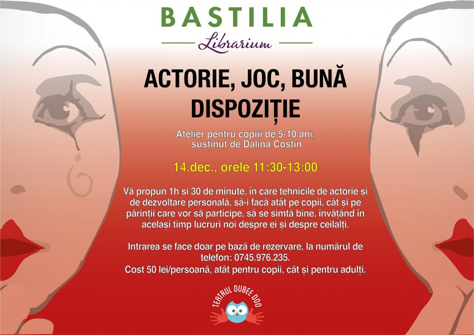 Actorie, joc si buna dispozitie