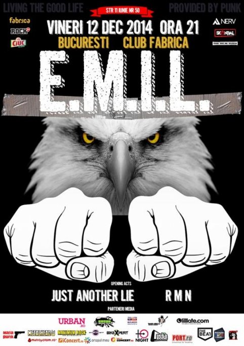 E.M.I.L. + Just Another Lie &amp; RMN live @ Club Fabrica