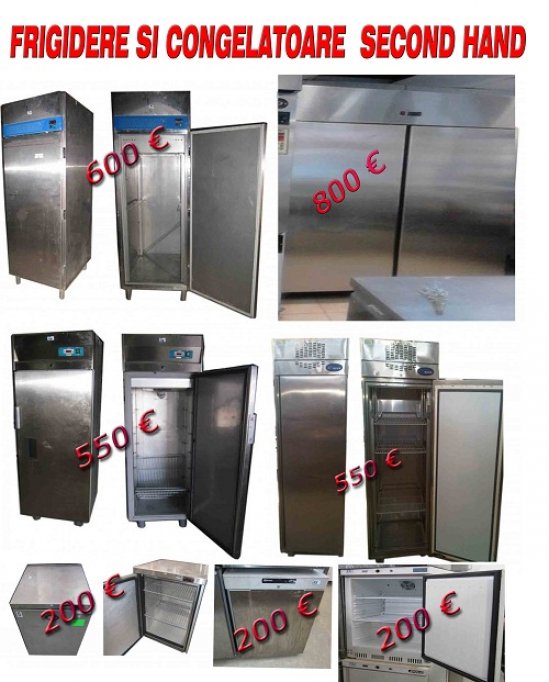 Frigidere congelatoare inox second hand